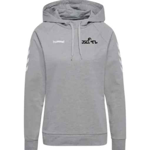 JSG Tecklenburger Land Go Cotton Damen Hoodie anthrazit-schwarz