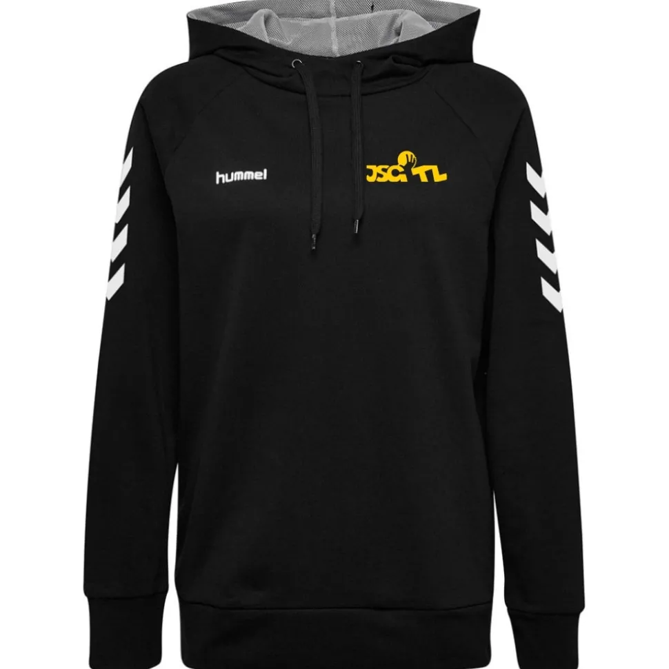 JSG Tecklenburger Land Go Cotton Damen Hoodie schwarz-weiß