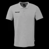 Kempa Prime Polo Shirt Kinder dark grau melange