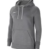 Nike Damen Fleece Hoodie Park 20 grau-weiß