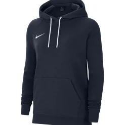 Nike Damen Fleece Hoodie Park 20 blau-weiß