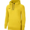Nike Damen Fleece Hoodie Park 20 gelb-schwarz