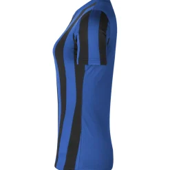 Nike Damen Kurzarm Trikot Striped Division IV blau-schwarz