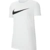Nike Damen Kurzarm T-Shirt Park 20 weiß-schwarz