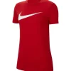 Nike Damen Kurzarm T-Shirt Park 20 rot-weiß