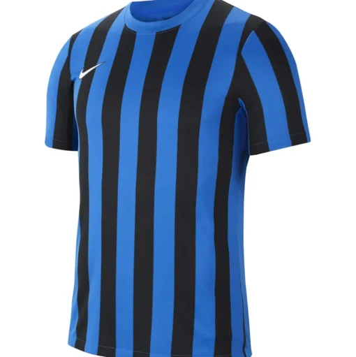 Nike Kinder Kurzarm Trikot Striped Division IV blau-schwarz