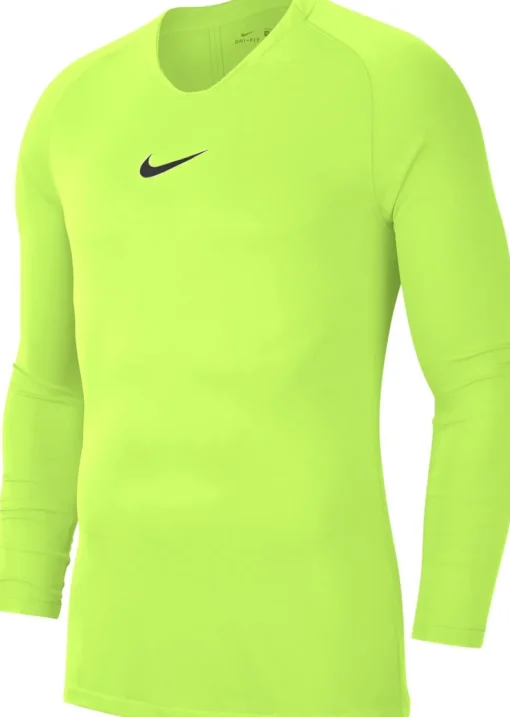 Nike Park First Layer Kinder Langarm Shirt volt-schwarz