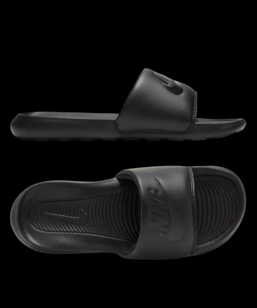Nike Victori One Slide Badelatsche Damen schwarz