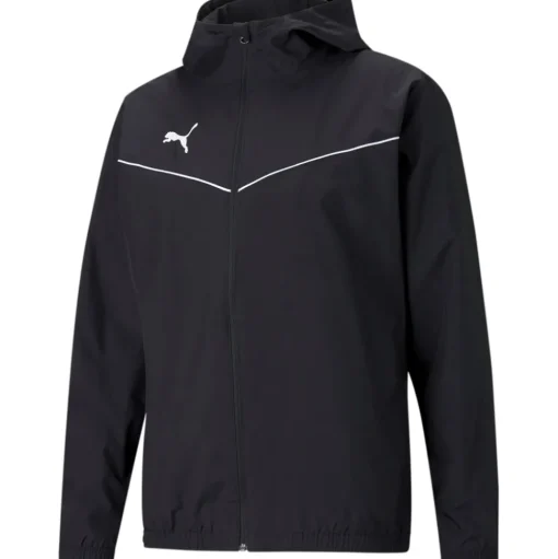 Puma Allwetter Trainingsjacke teamRISE schwarz-weiß