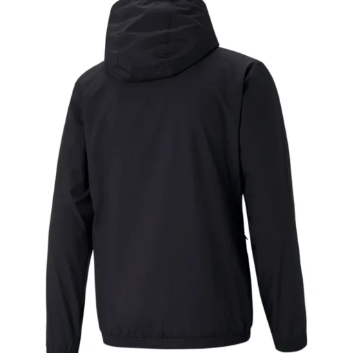 Puma Allwetter Trainingsjacke teamRISE schwarz-weiß