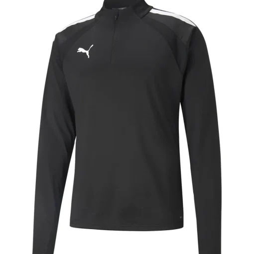Puma Kinder 1/4 Zip Top teamLIGA schwarz-weiß