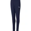 Puma Kinder Polyester Trainingshose teamRISE blau-weiß