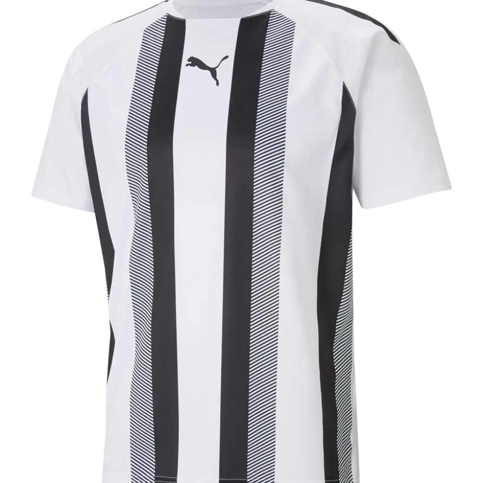 Puma Kinder Trikot teamLIGA Striped weiß-schwarz