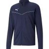 Puma Polyester Trainingsjacke teamRISE blau-weiß