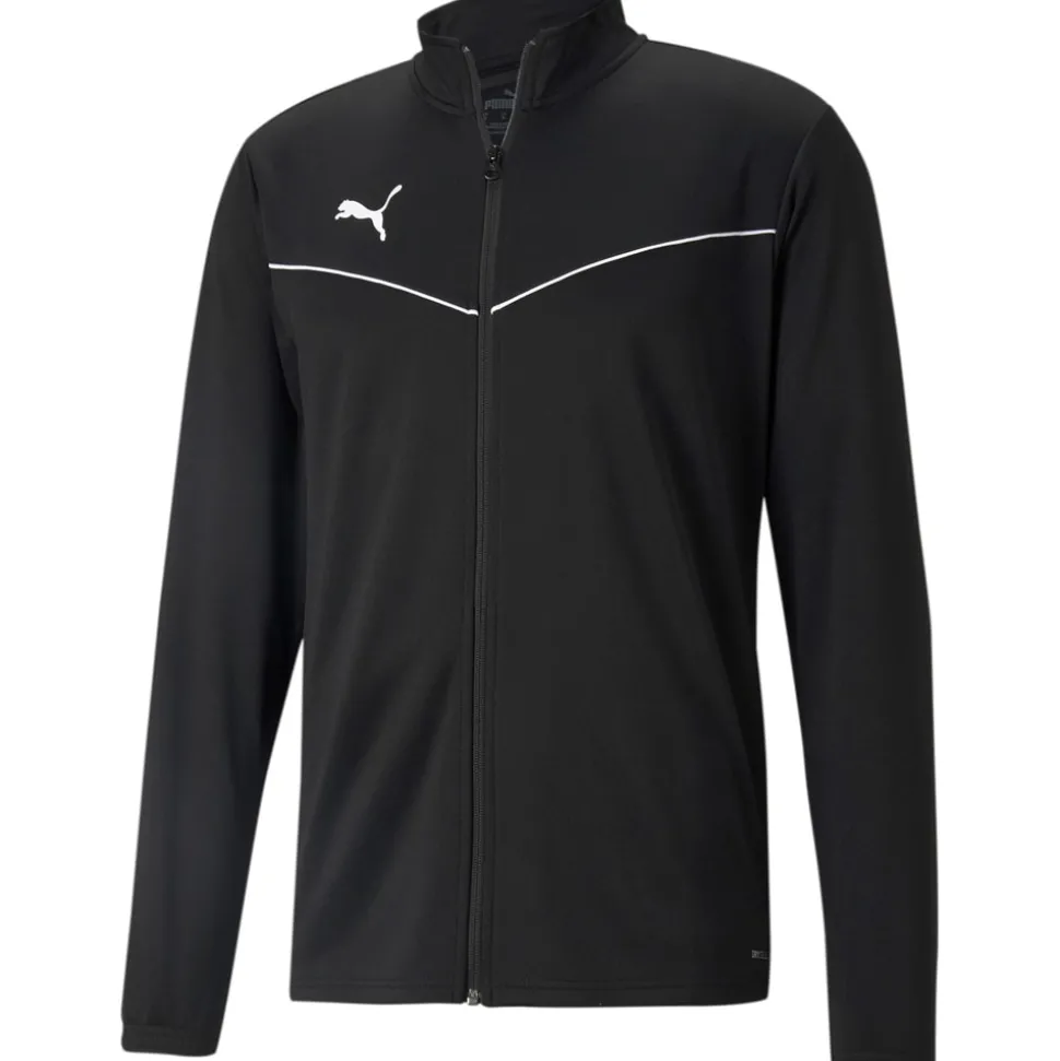 Puma Polyester Trainingsjacke teamRISE schwarz-weiß