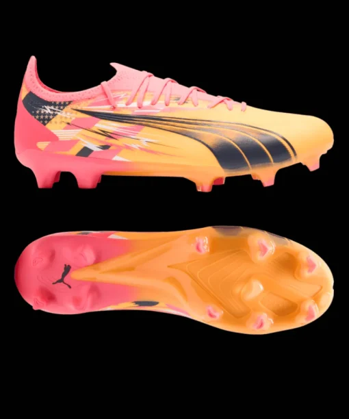 Puma ULTRA Ultimate FG/AG Christian Pulisic Orange Blau F01