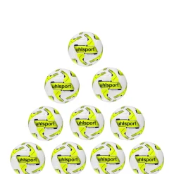 uhlsport 10x Ballpaket Fußball 350 Lite Addglue inkl. Ballsack | Größe 4